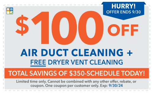 Air Duct cleaning coupon